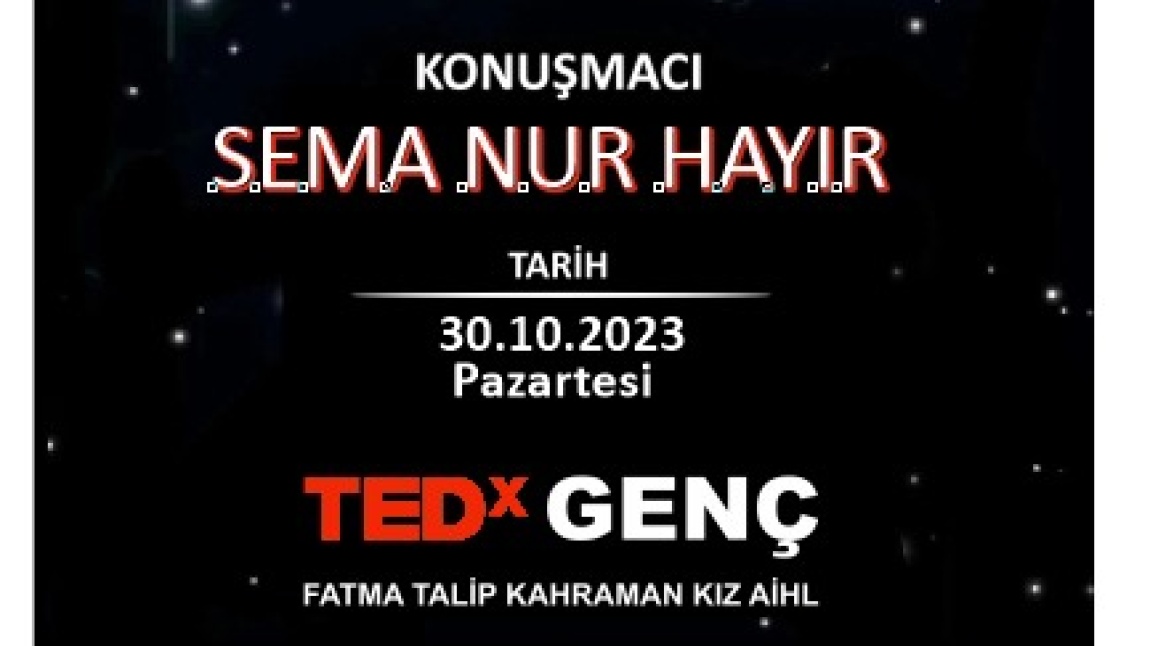 TEDX GENÇ KONUŞMALARI